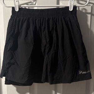 Pudolla Men's Black Athletic Shorts